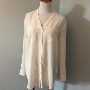 DKNY Ivory Button Down Shirt